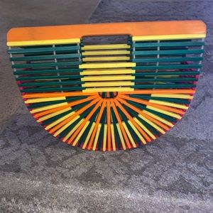 Bamboo Multi Color Handbags